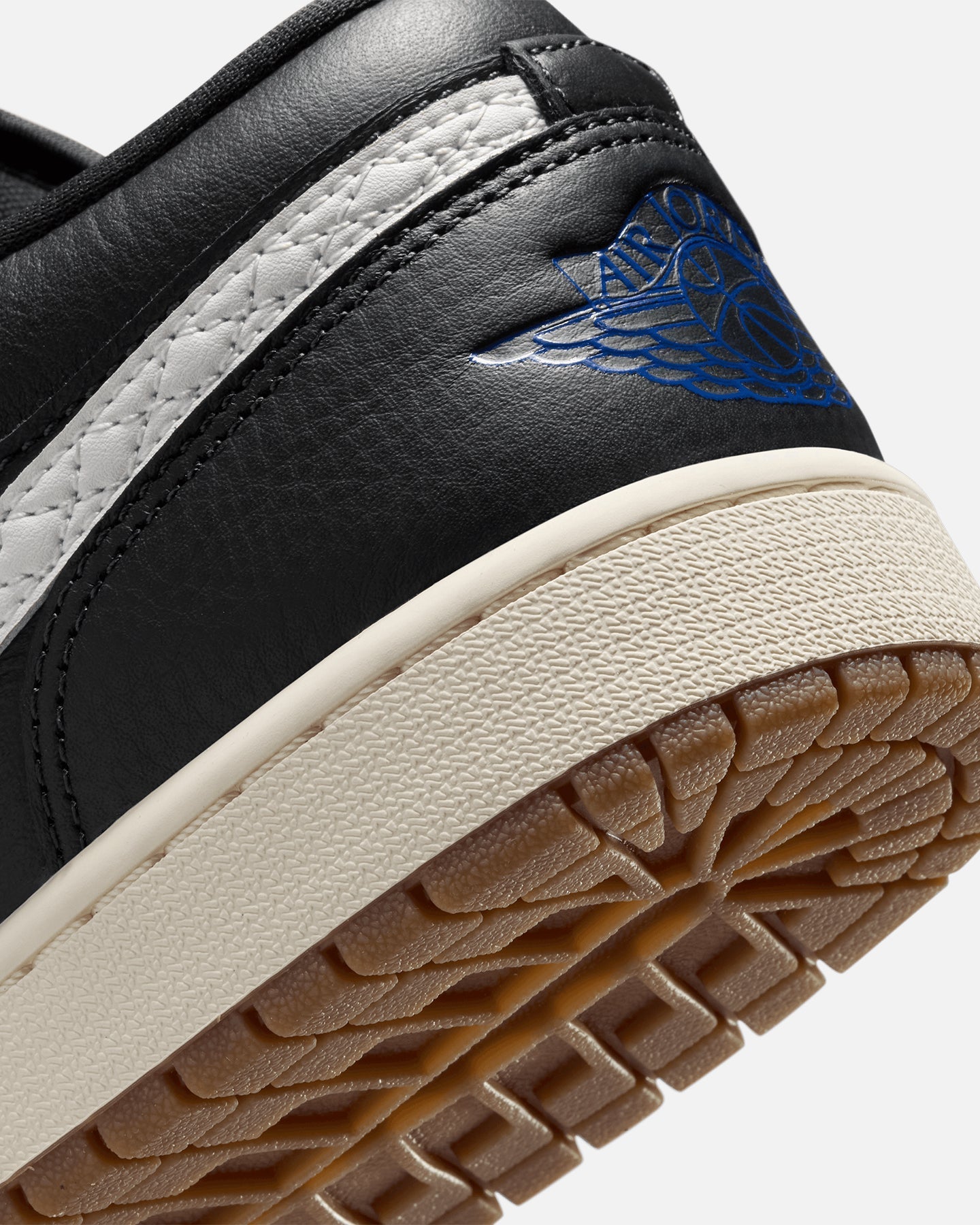 Low-Cut Casual Leather Sneakers - Off Noir