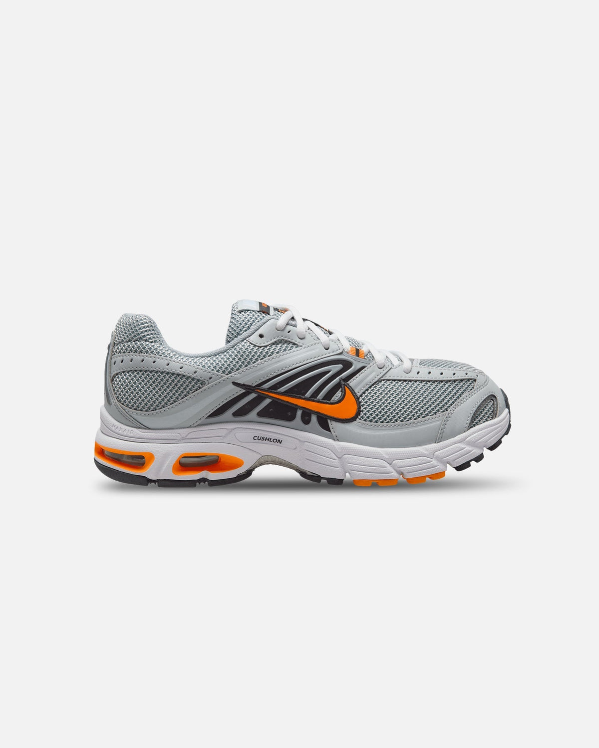 Low-Cut Comfort Cushioned Sneakers - White/Orange