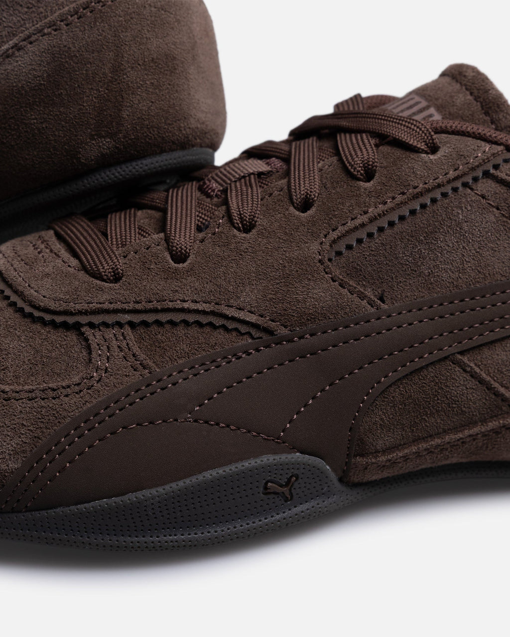Women's Suede Low-Top Casual Shoes - Chocolate