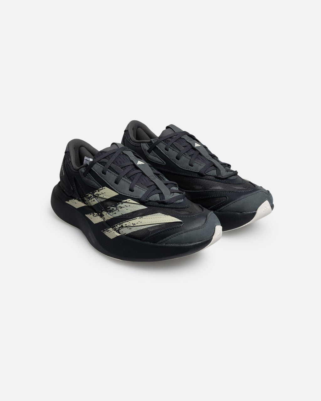 Lightweight Athletic Sneakers with Brushed Finish - Black