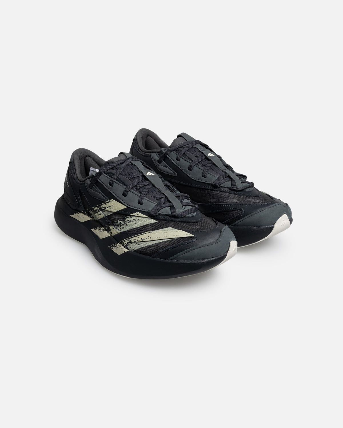Lightweight Athletic Sneakers with Brushed Finish - Black