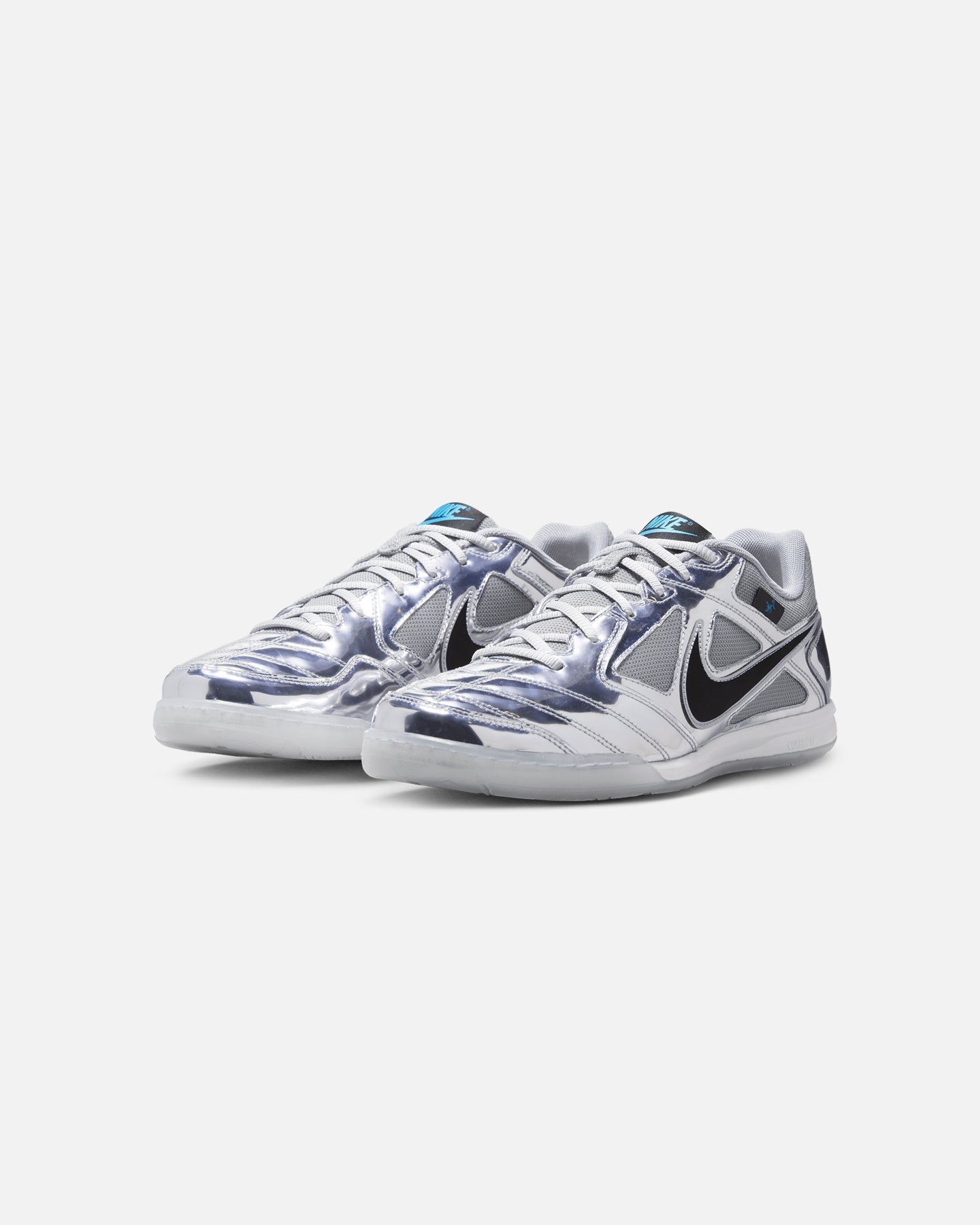 Men's Low-Cut Textile & Metallic Casual Shoes - Chrome