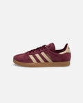 Maroon Suede Low-Top Casual Sneakers