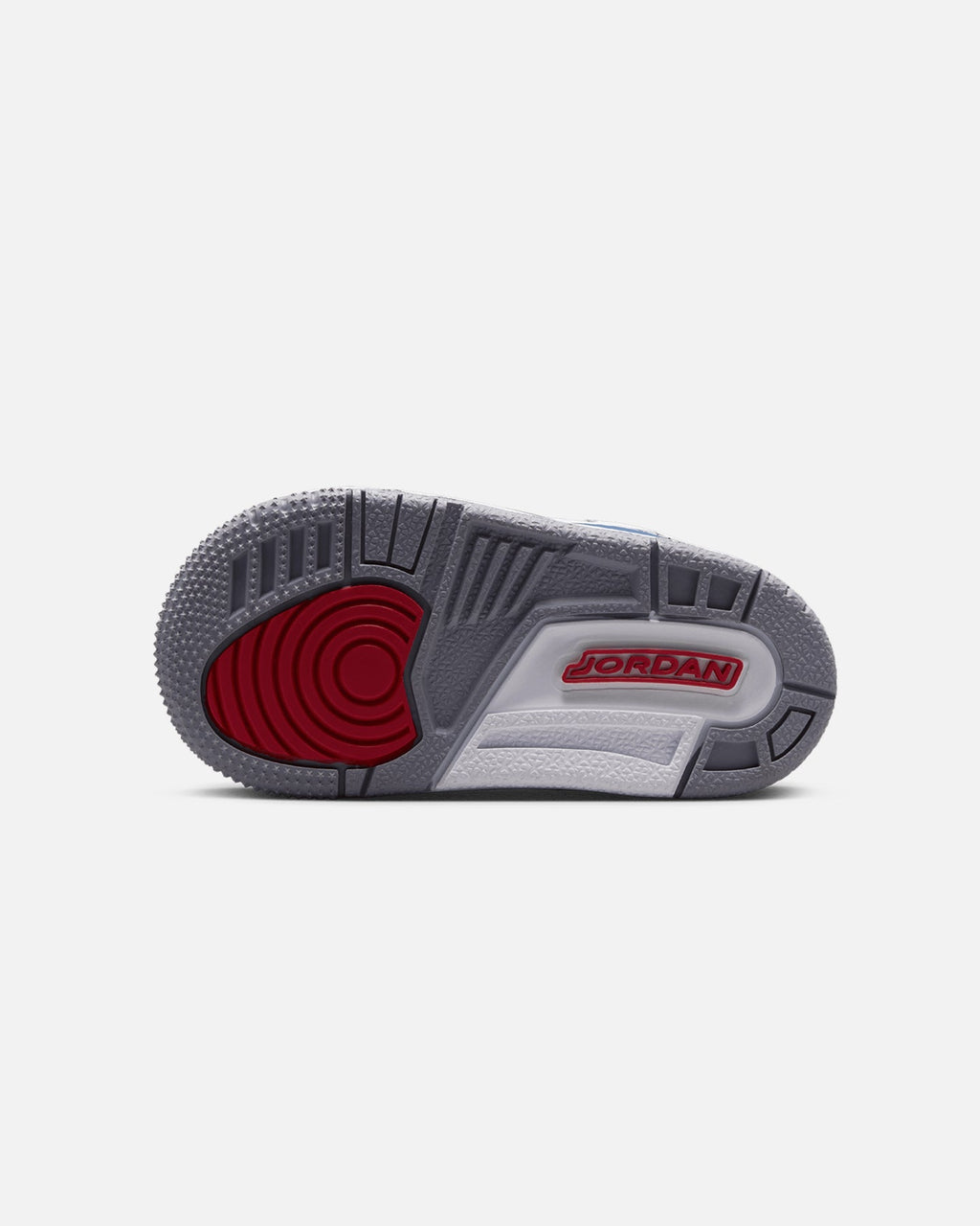 Kids' Mid-Cut Casual Shoes with Visible Cushioning - White/Red/Blue