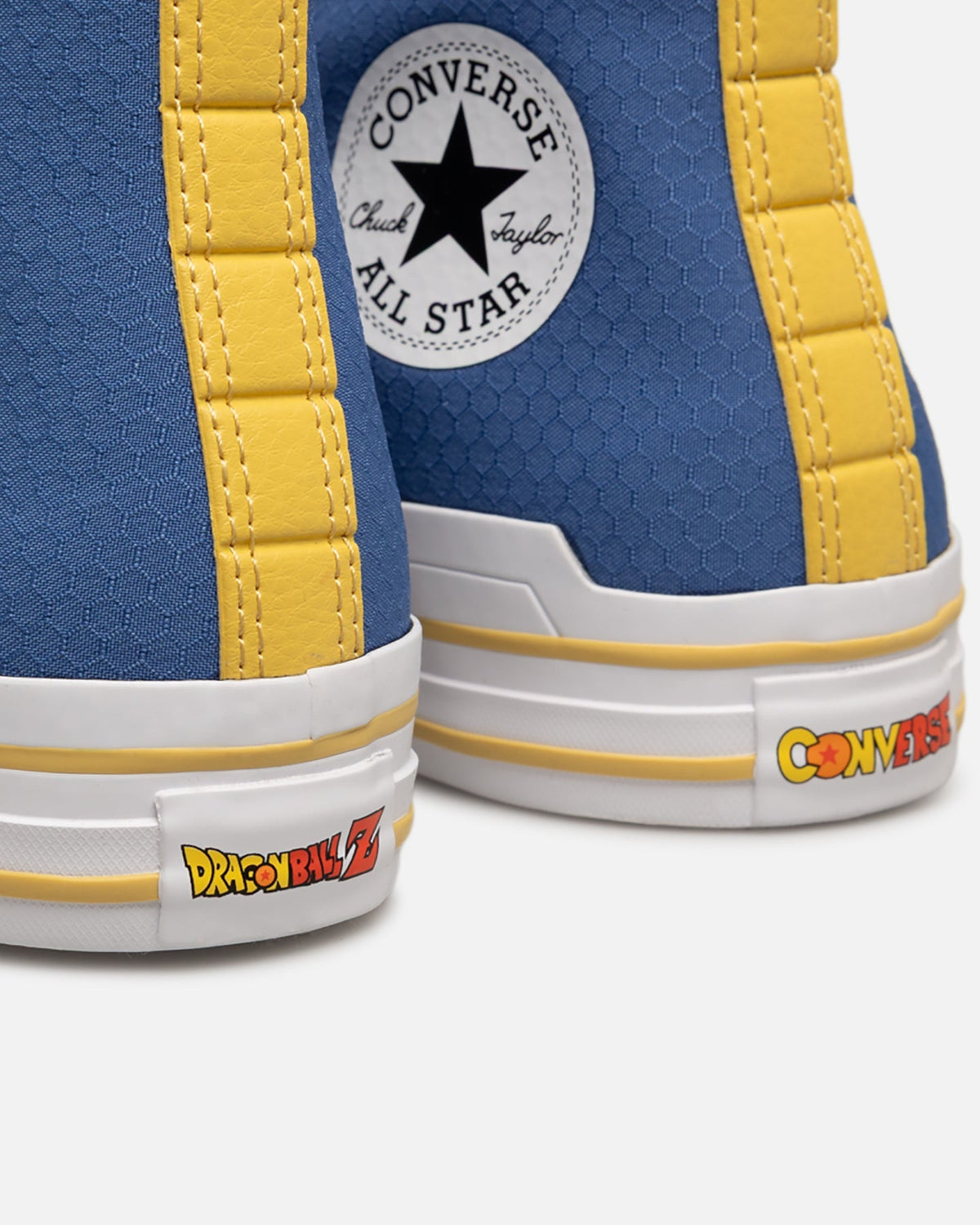 Men's Blue High-Top Canvas Sneakers