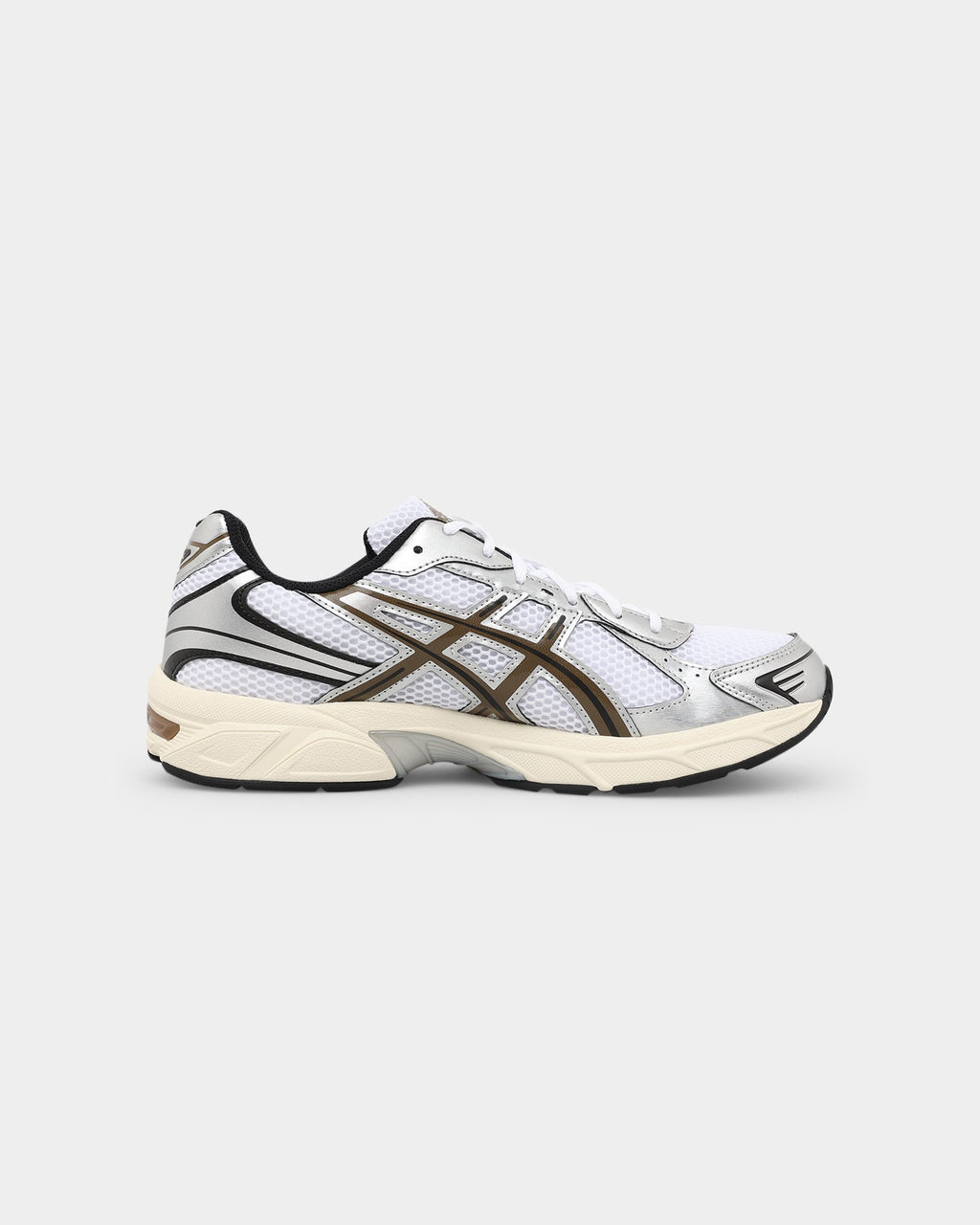 Retro-Inspired Stability Shoe - White/Clay Canyon