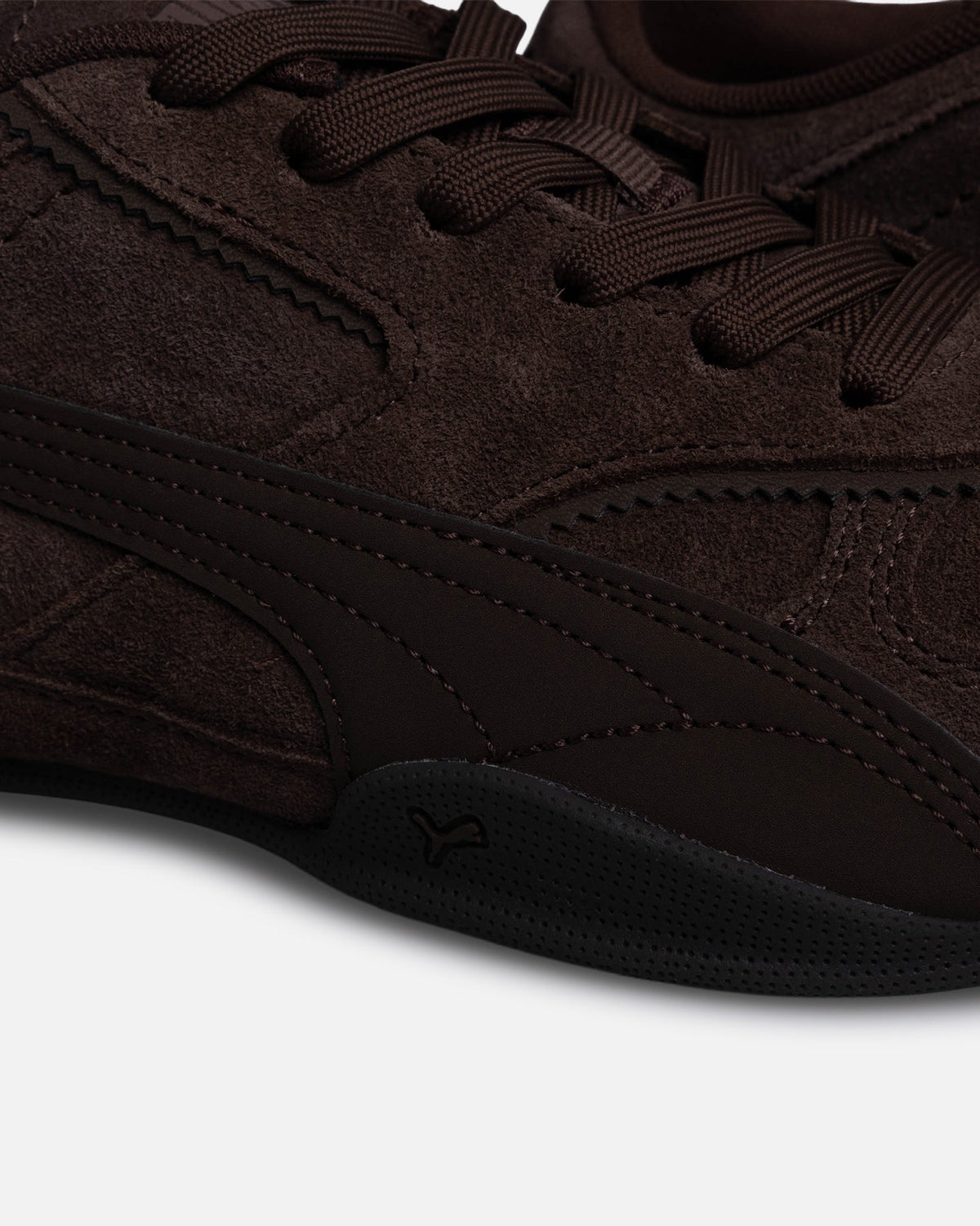Women's Suede Low-Top Casual Shoes - Chocolate