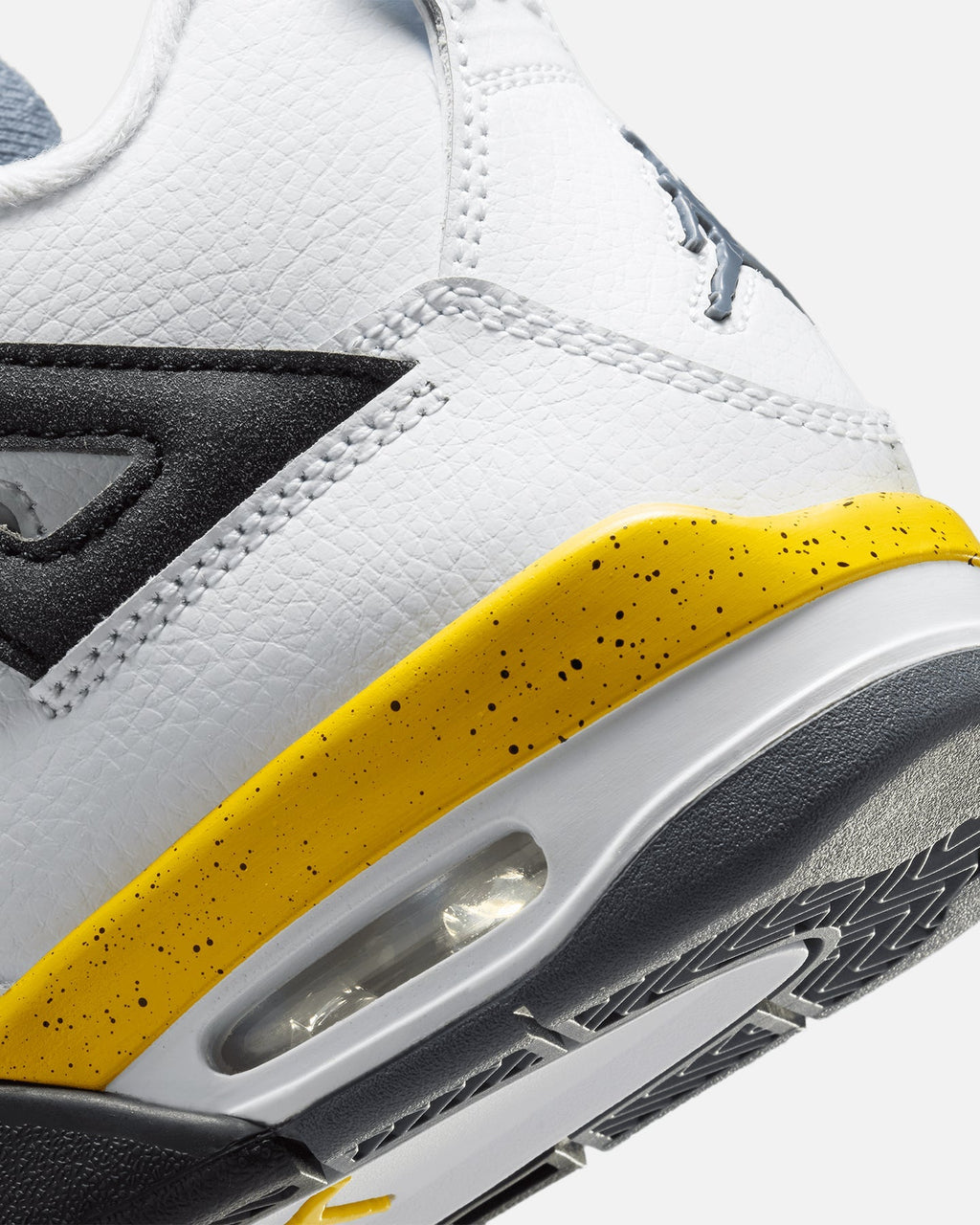 Kids' Mid-Cut Casual Sport Shoe - White & Yellow