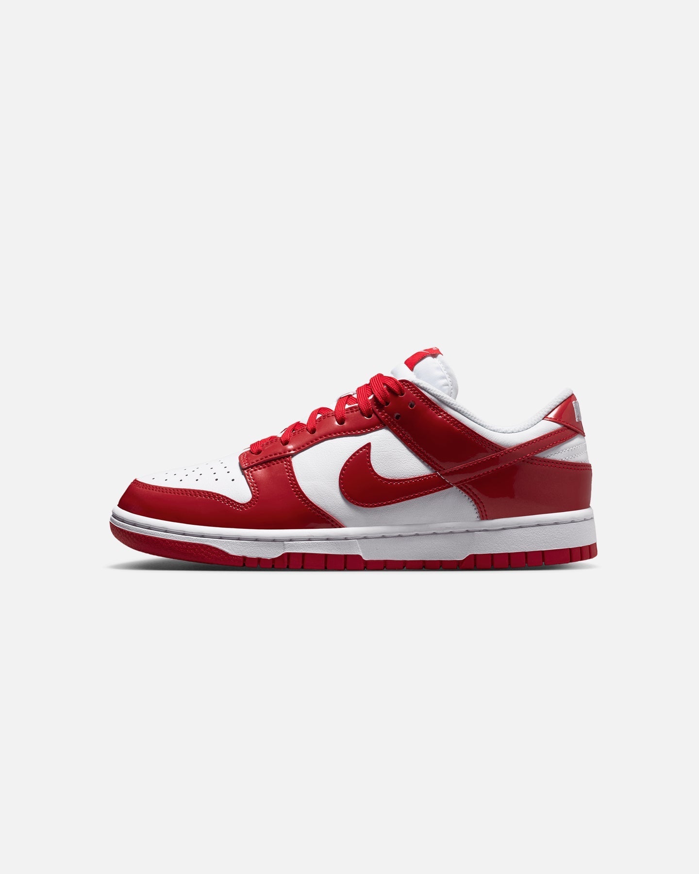 Women's Low-Top Casual Sneakers - White/University Red