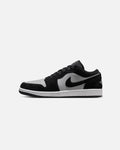 Low-Top Casual Leather Sneakers - Black & White
