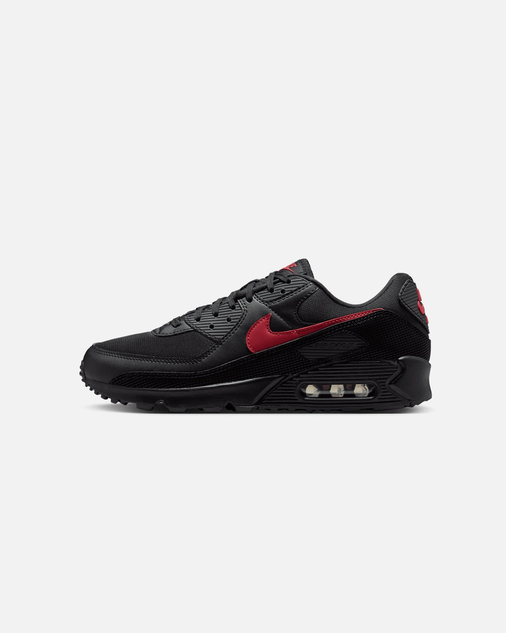 Low-Cut Athletic Shoe - Black/Red