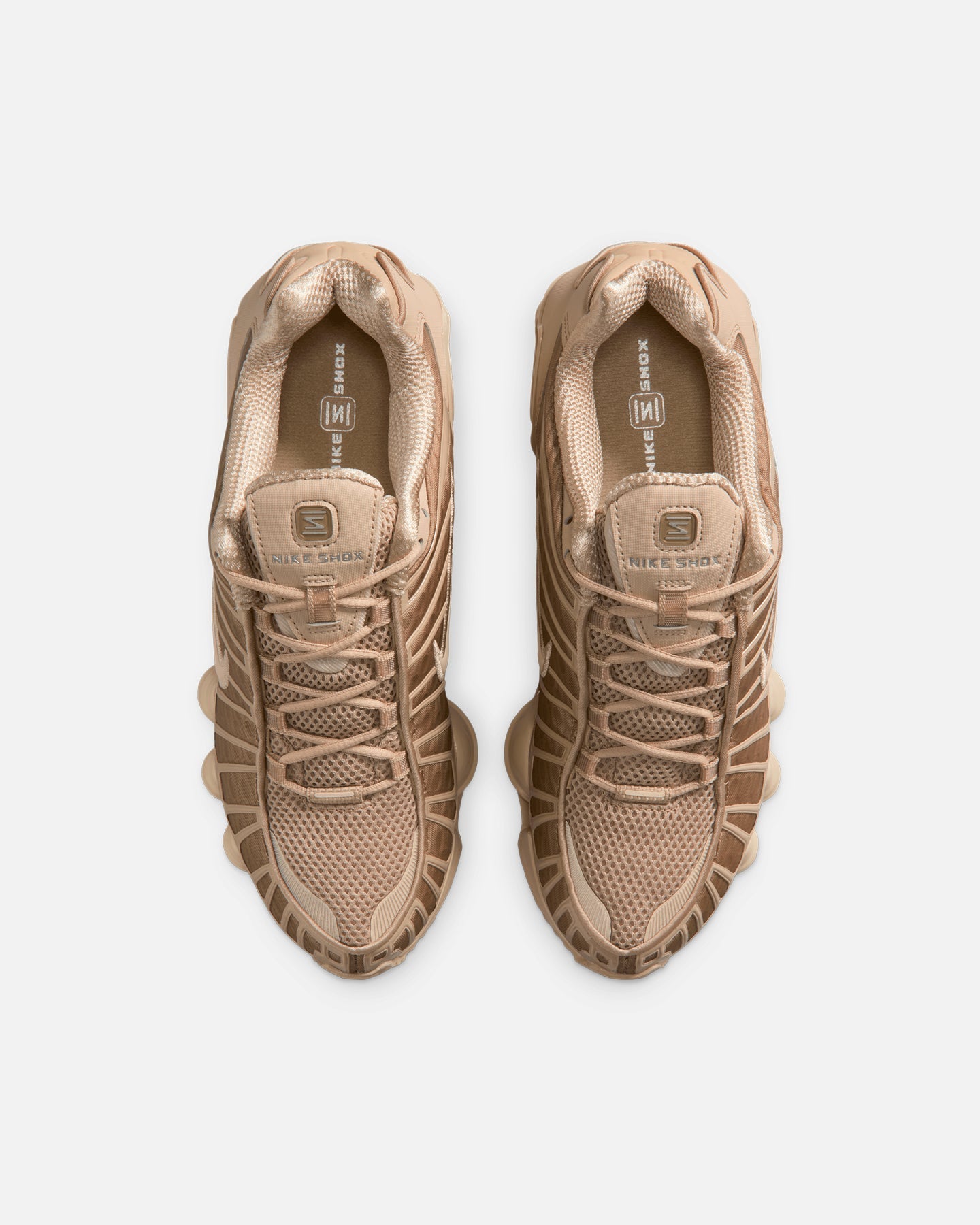 Women's Athletic Shoes with Mechanical Cushioning - Linen