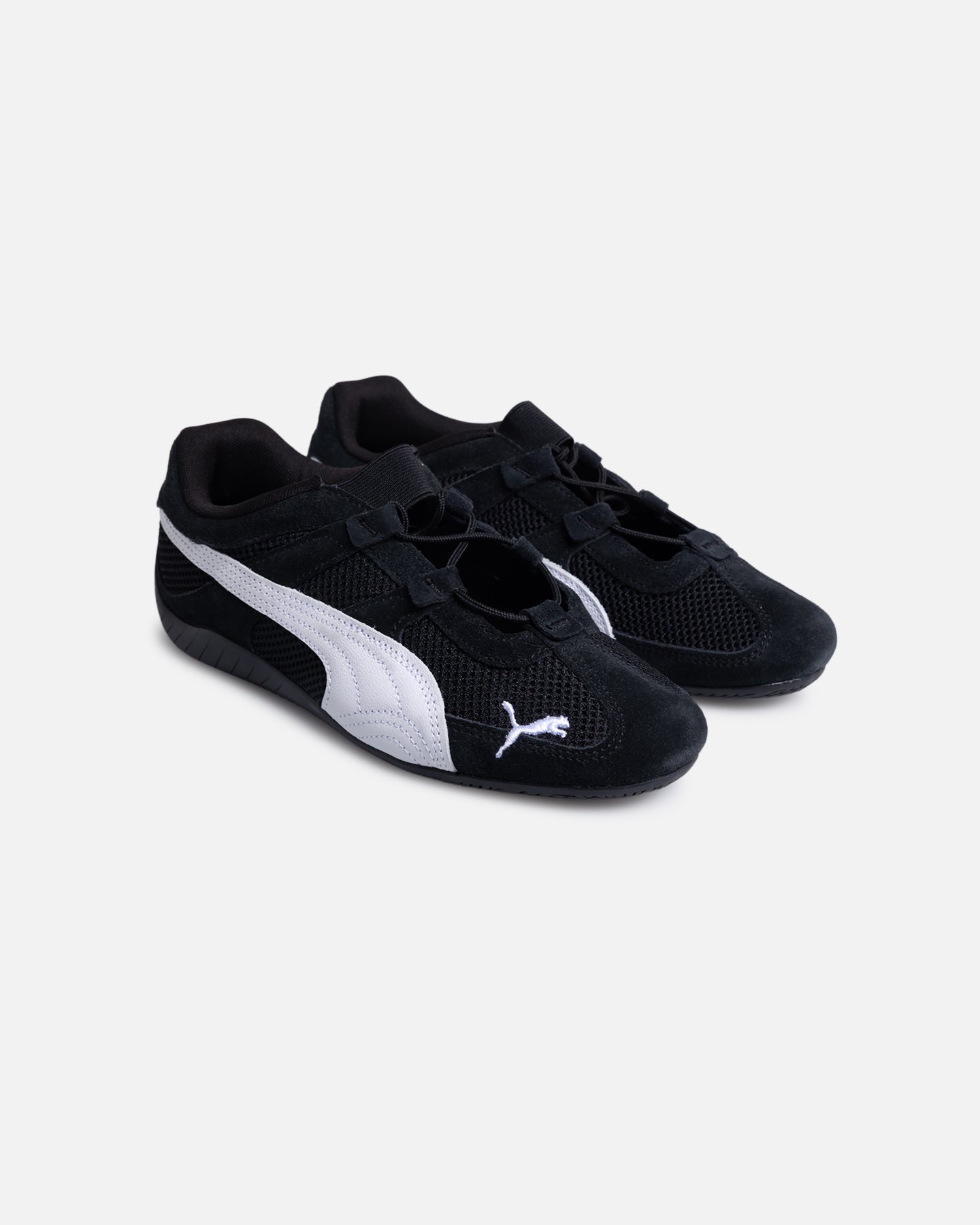 Women's Low-Top Casual Shoes - Black/White