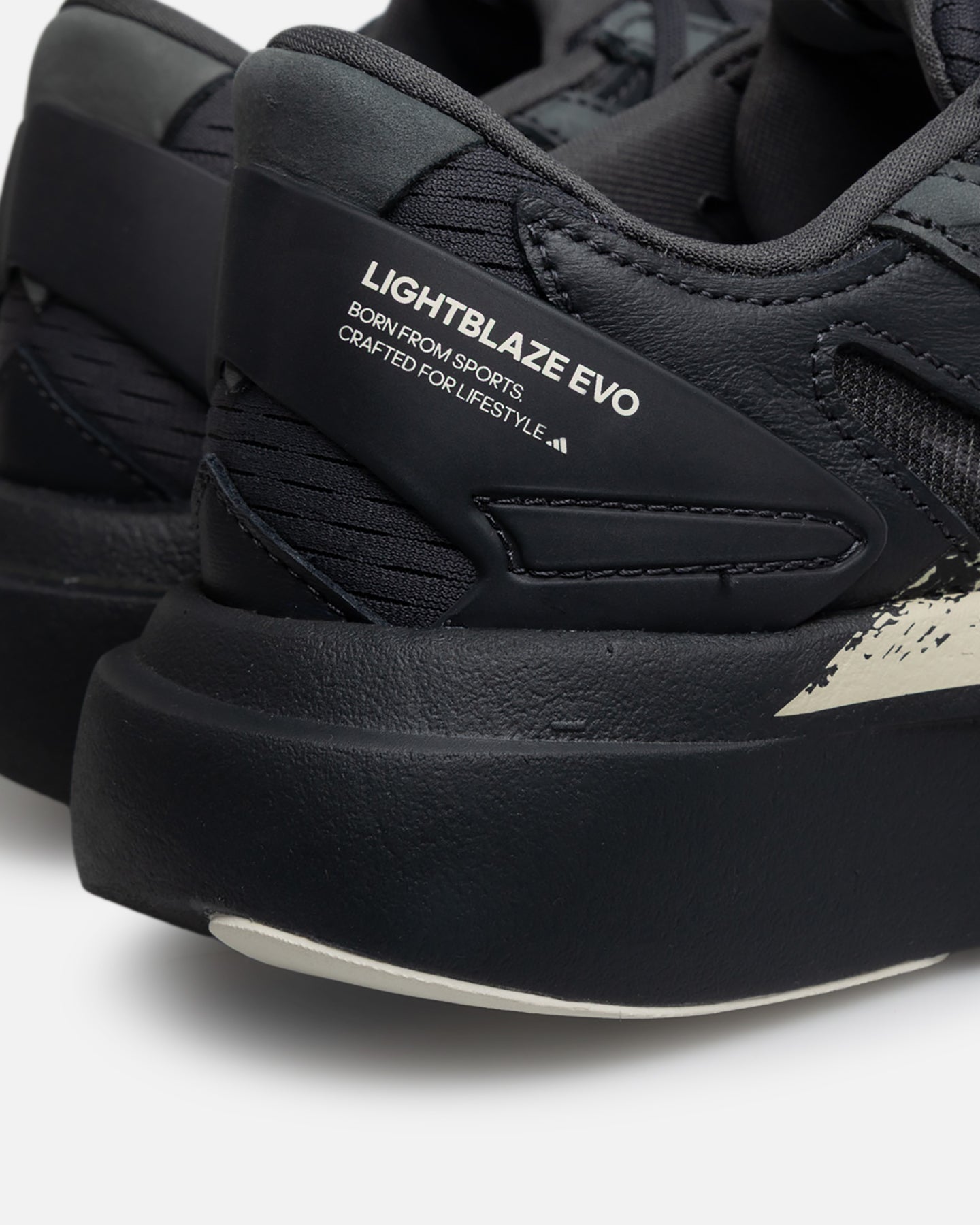 Lightweight Athletic Sneakers with Brushed Finish - Black