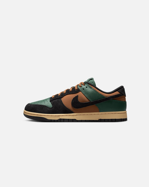 Classic Low-Cut Lifestyle Sneakers - Fir Green, Black & Tan