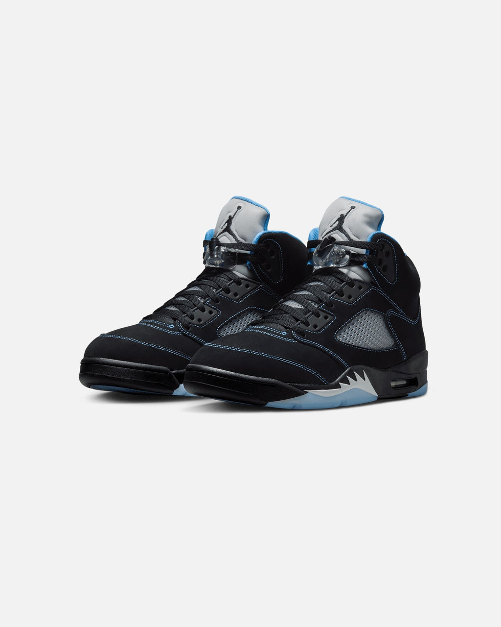 Men's High-Top Athletic Sneakers - Black/Blue