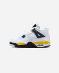Kids' Mid-Cut Casual Sport Shoe - White & Yellow