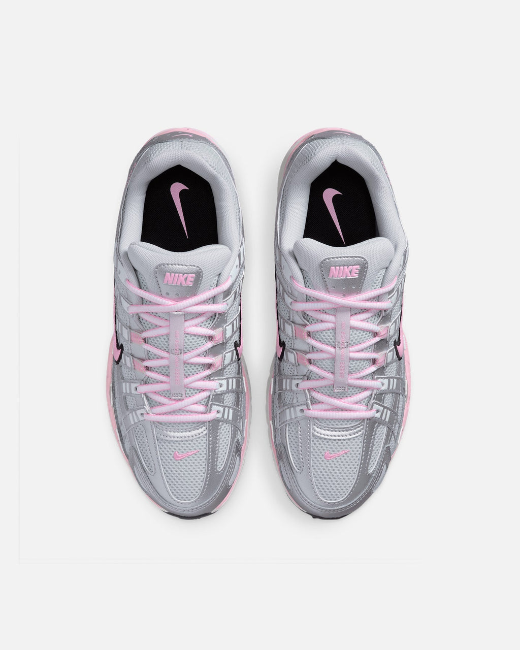 Women's Retro-Inspired Athletic Trainers - Platinum