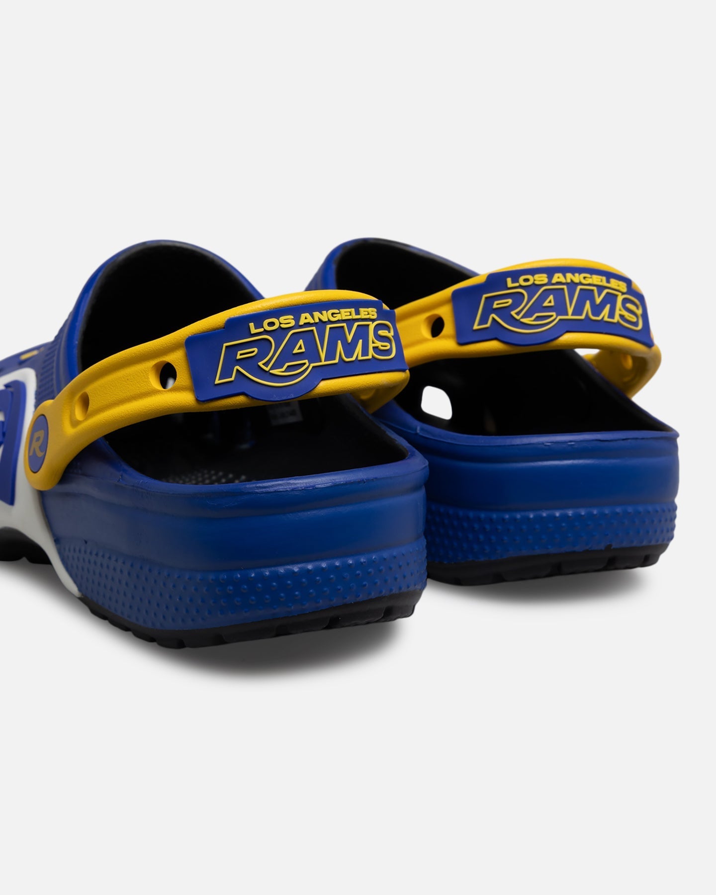 Moulded Slip-On Clogs - Blue/Yellow