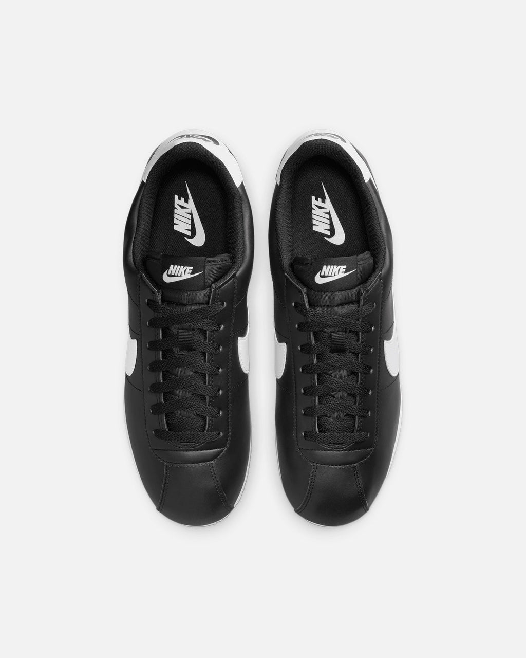 Retro-Inspired Low-Cut Casual Sneakers - Black/White
