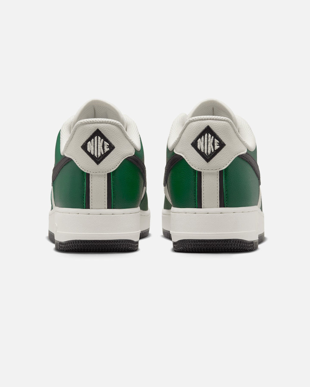 Low-Cut Casual Shoes for Men - Green, Black & Cream Tones