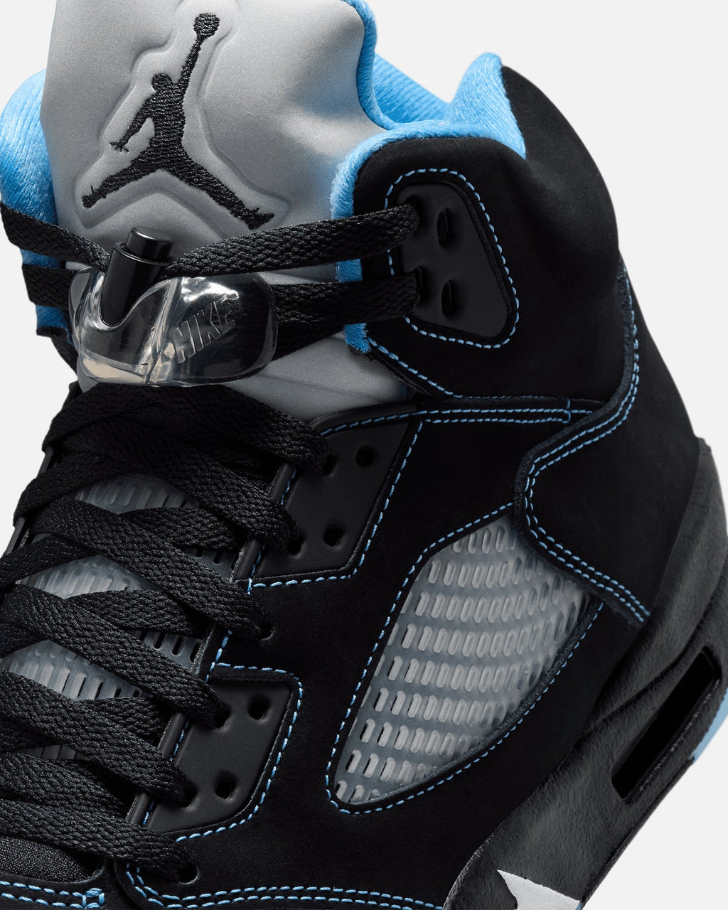 Men's High-Top Athletic Sneakers - Black/Blue