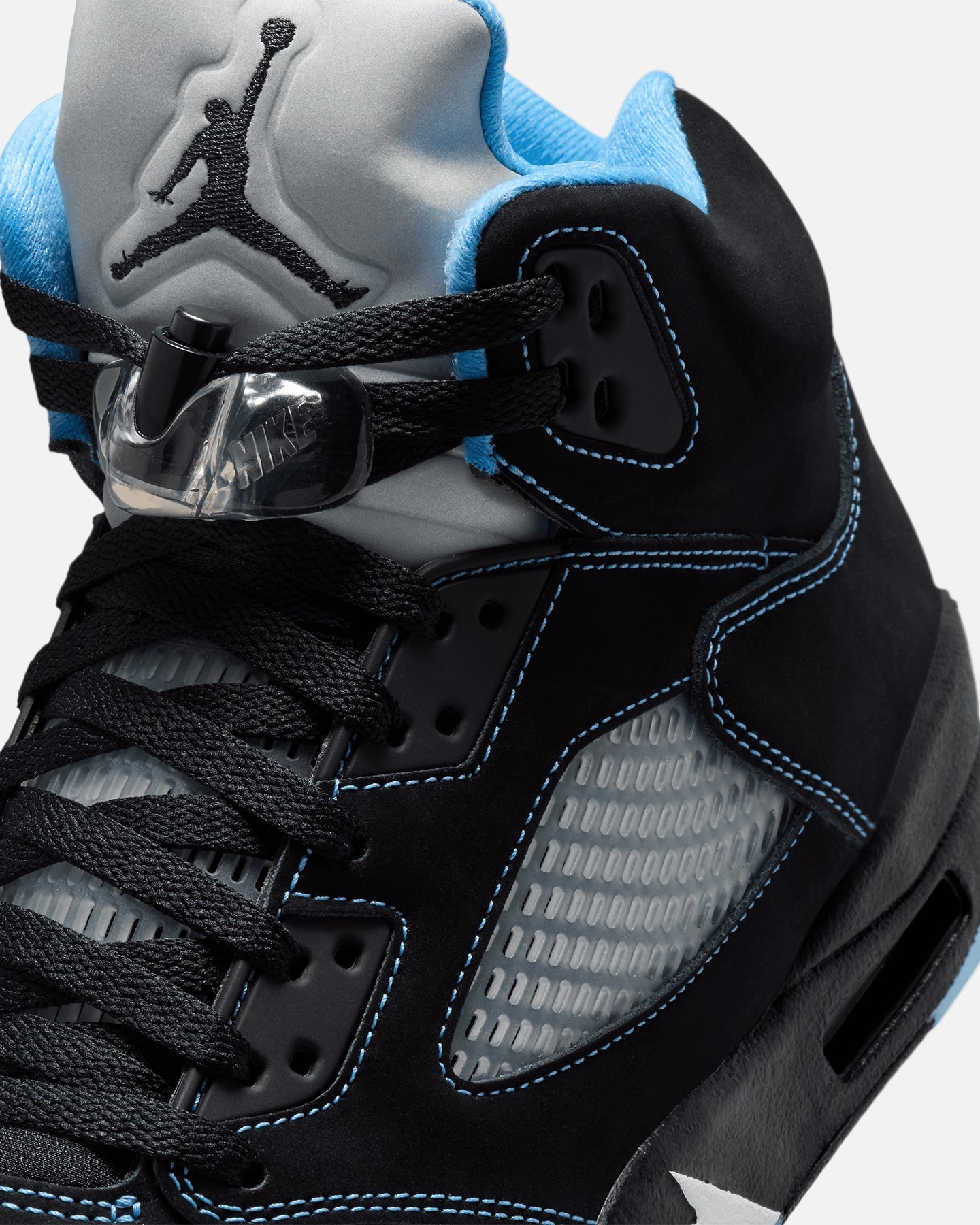 Men's High-Top Athletic Sneakers - Black/Blue