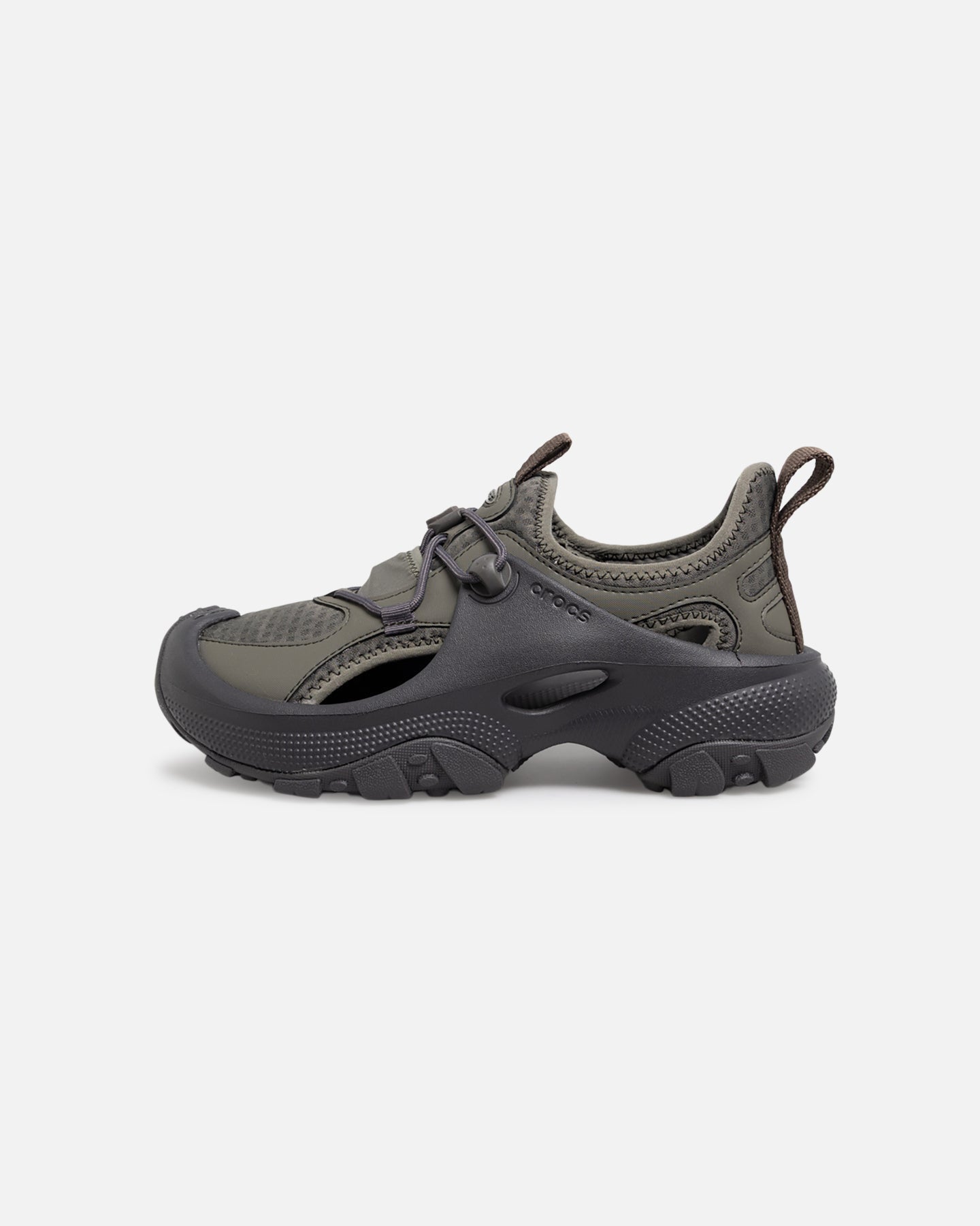 Hiking Shoe with Rugged Outsole - Dusty Olive