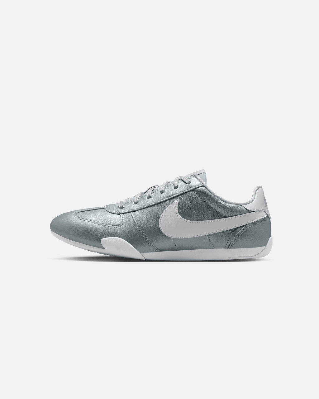 Women's Silver Casual Low-Top Trainers