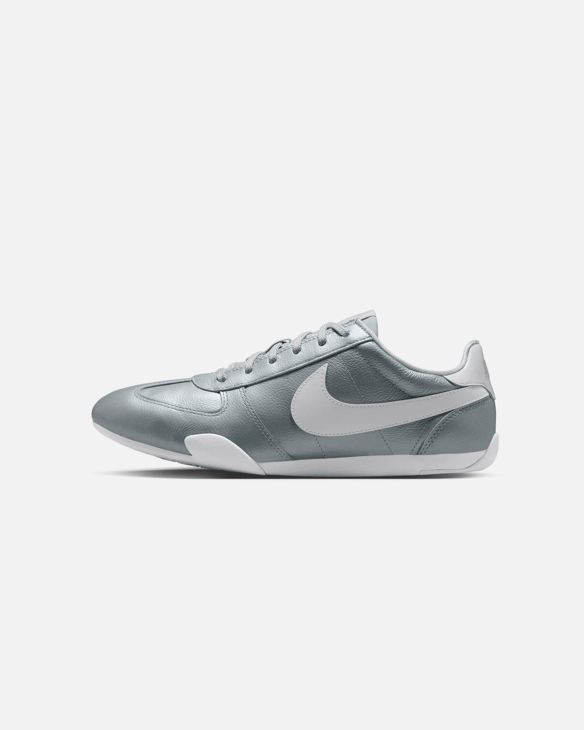 Women's Silver Casual Low-Top Trainers