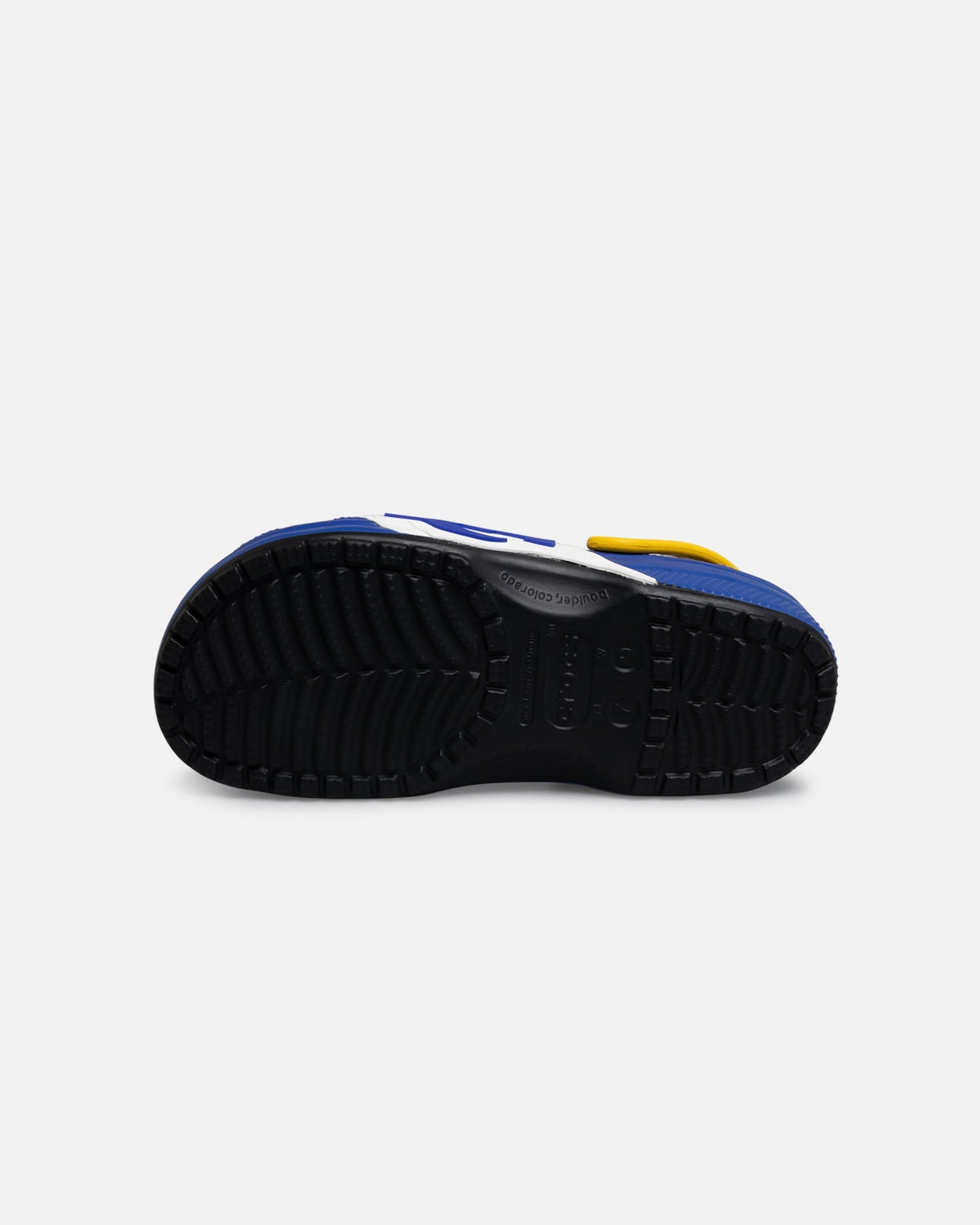 Moulded Slip-On Clogs - Blue/Yellow