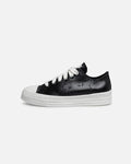 Low-Cut Canvas Lifestyle Shoes - Black/Vintage White