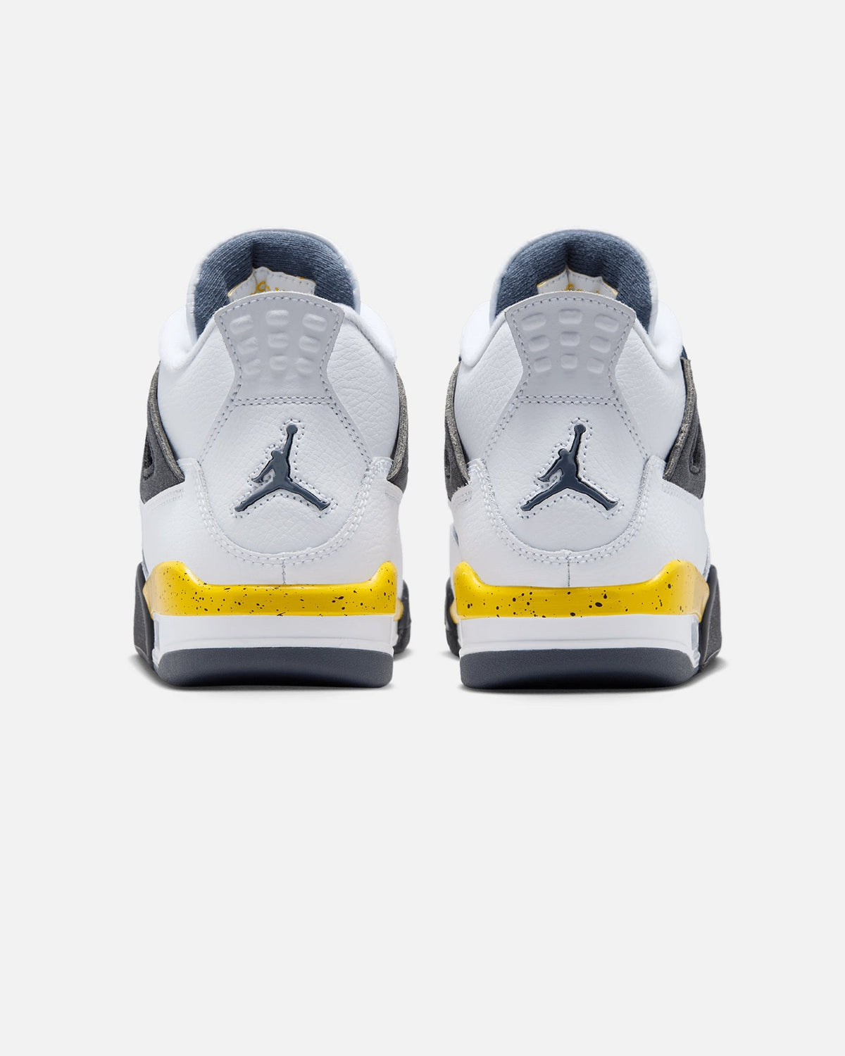Kids' Mid-Cut Casual Sport Shoe - White & Yellow