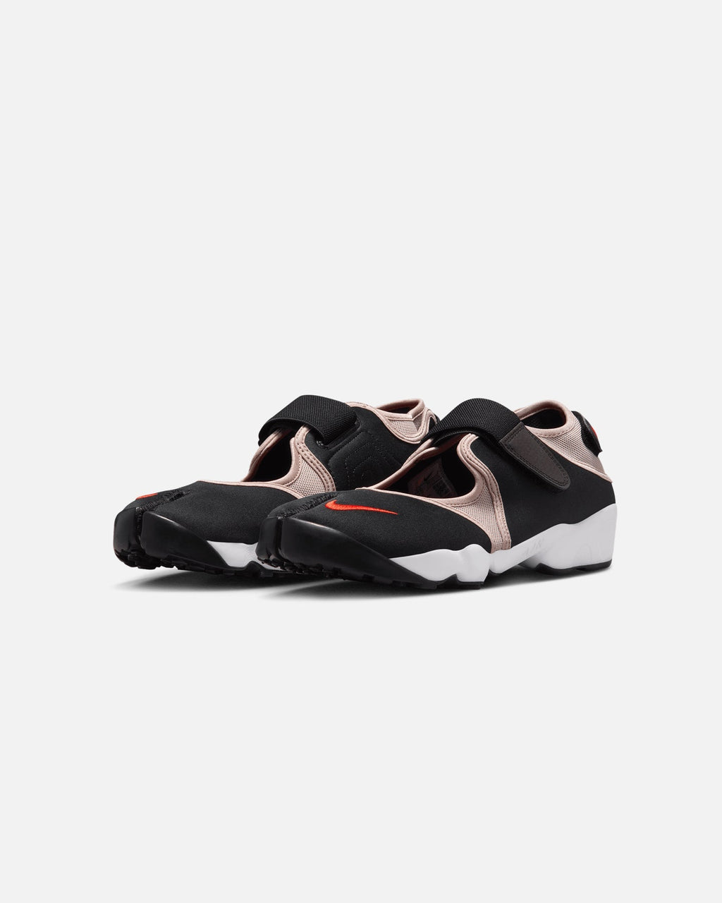 Lightweight Split-Toe Shoes Black & Red