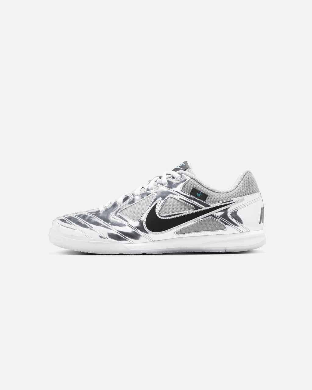 Men's Low-Cut Textile & Metallic Casual Shoes - Chrome
