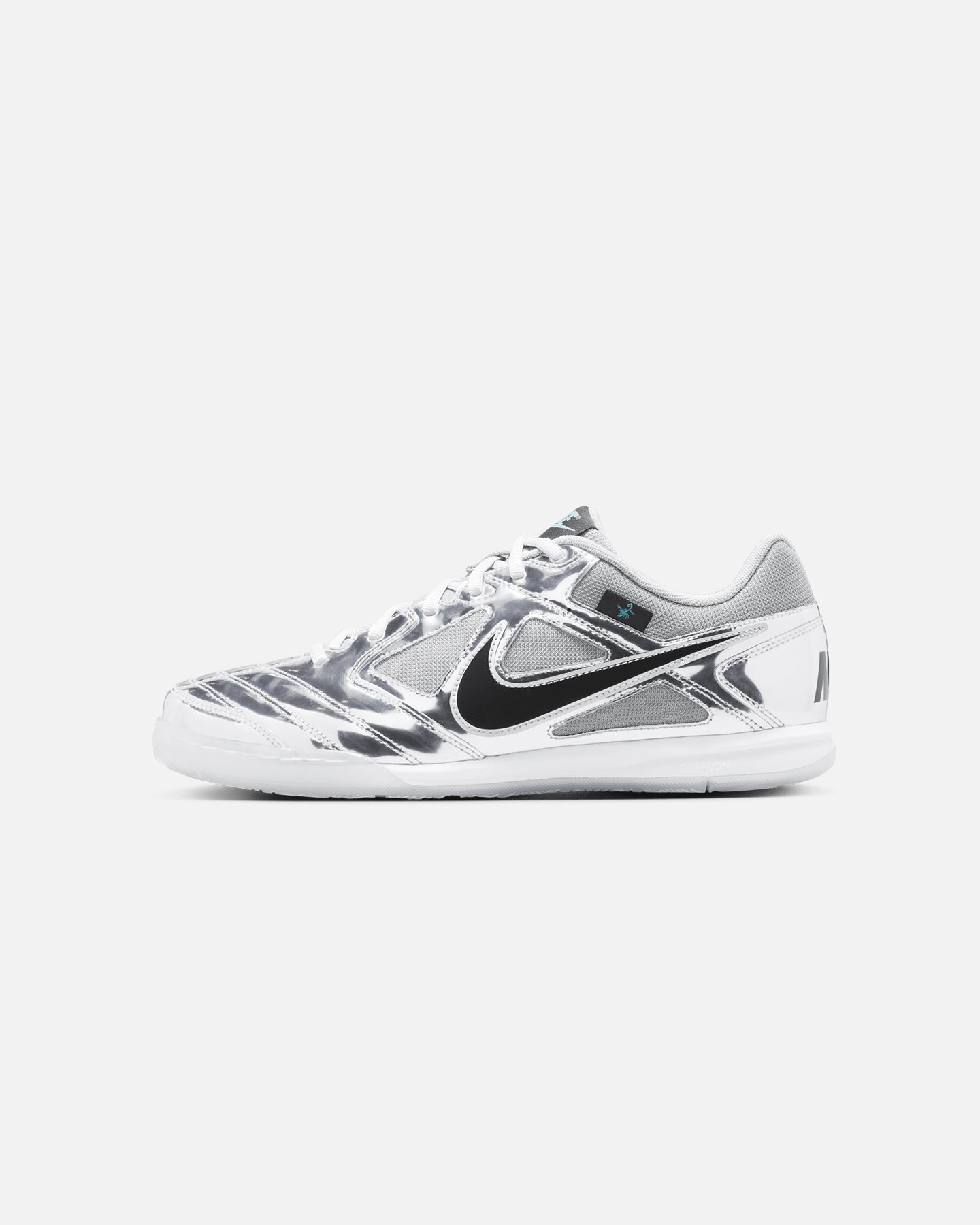 Men's Low-Cut Textile & Metallic Casual Shoes - Chrome