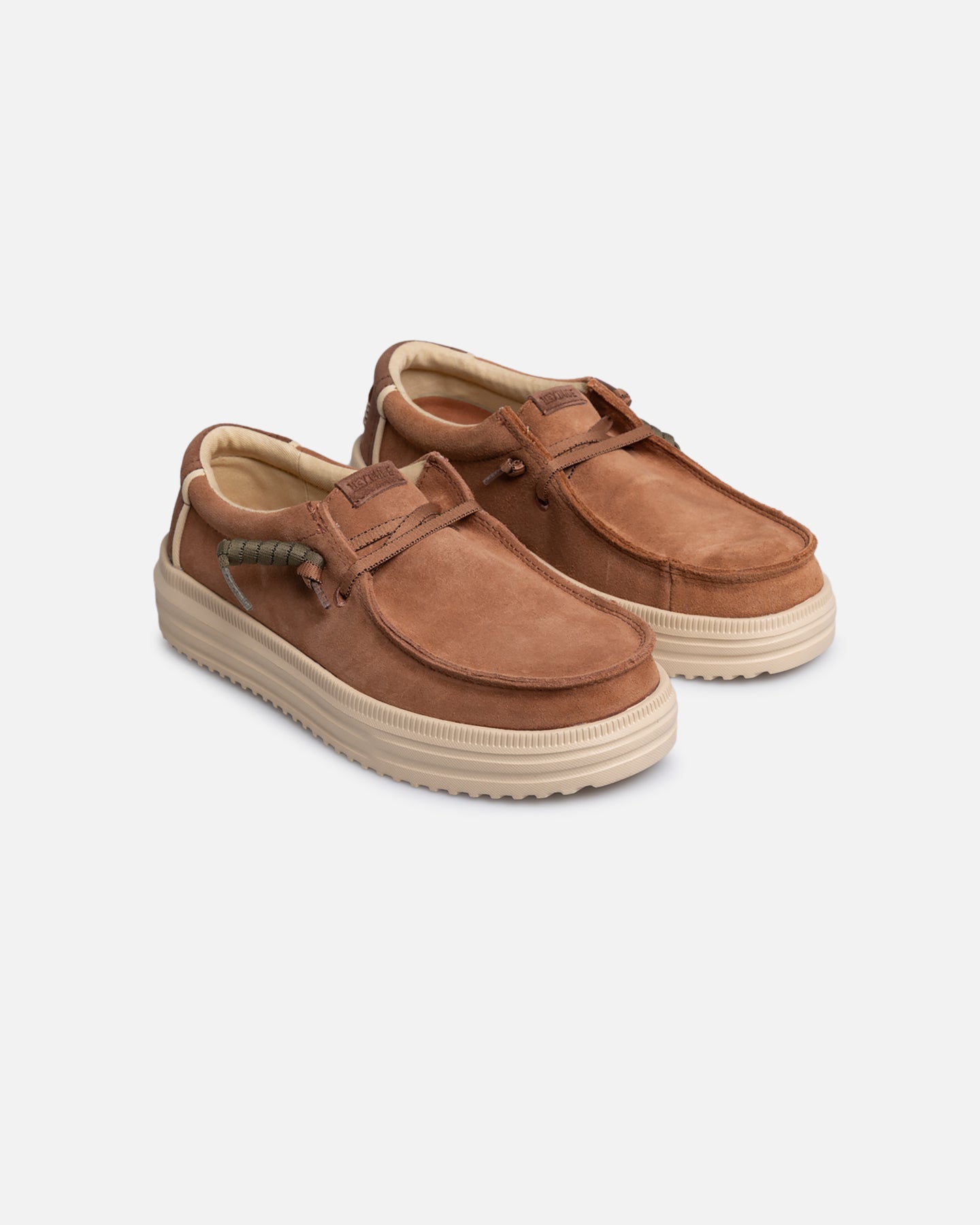 Men's Suede Slip-On Loafers - Brown