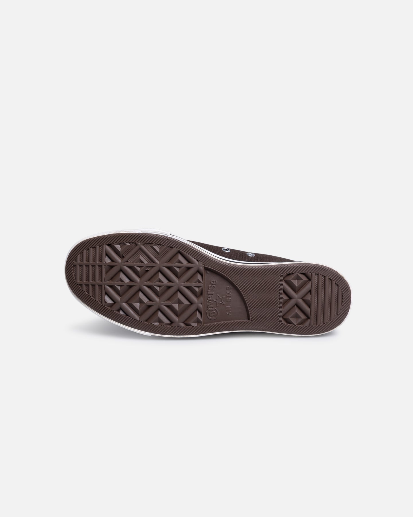 Retro High-Top Canvas Sneakers - Brown