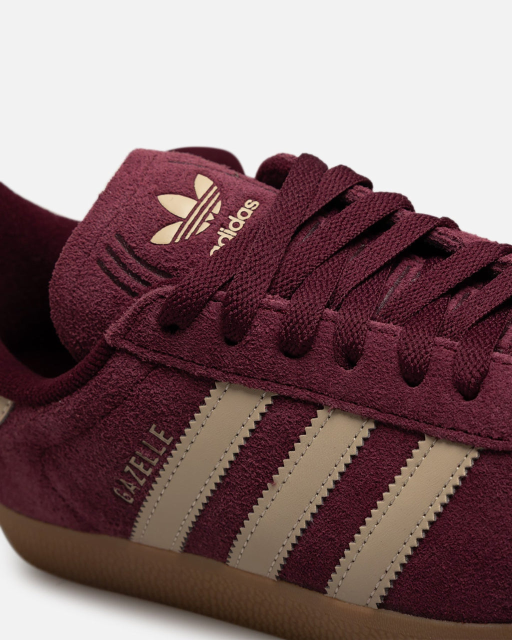 Maroon Suede Low-Top Casual Sneakers