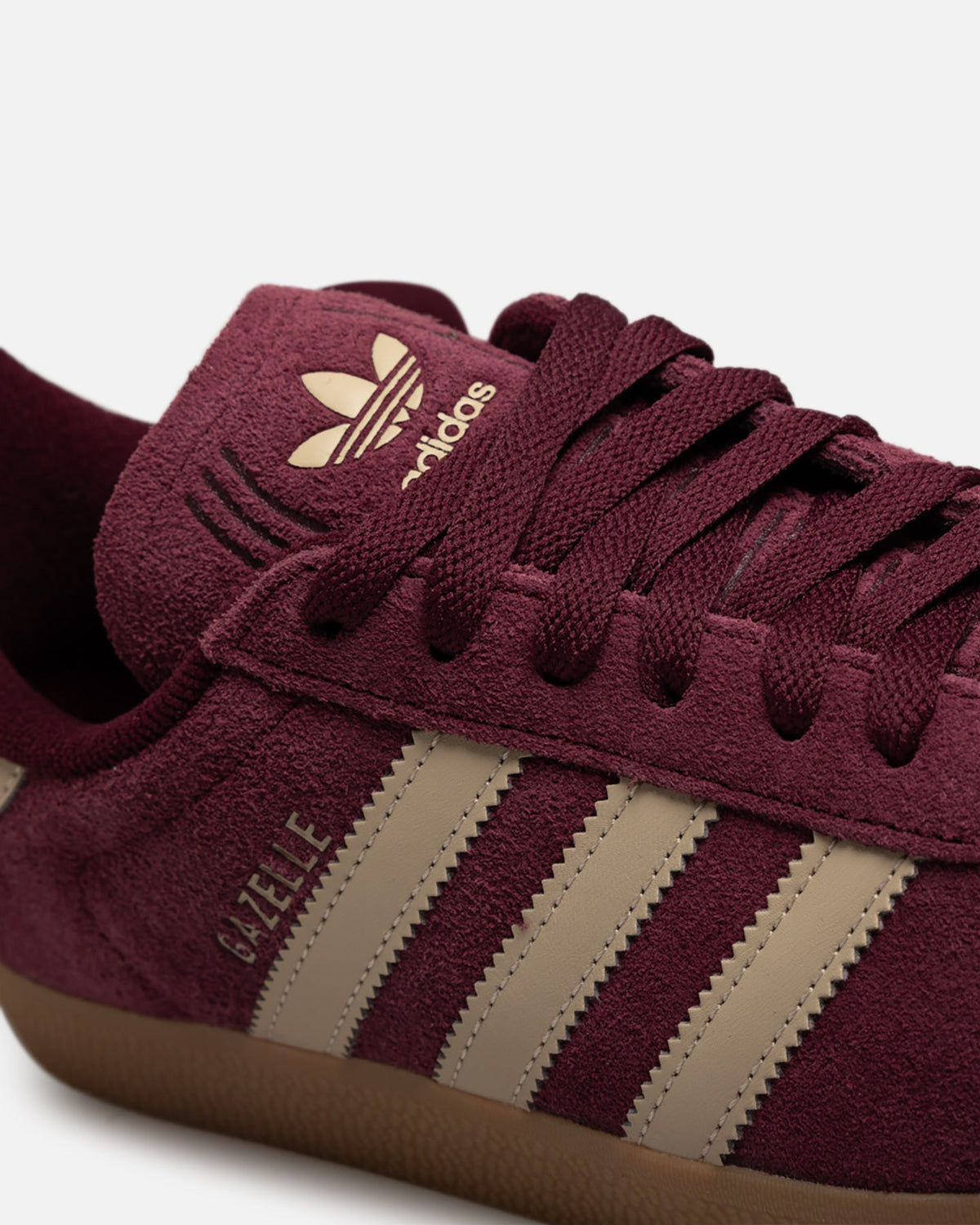 Maroon Suede Low-Top Casual Sneakers