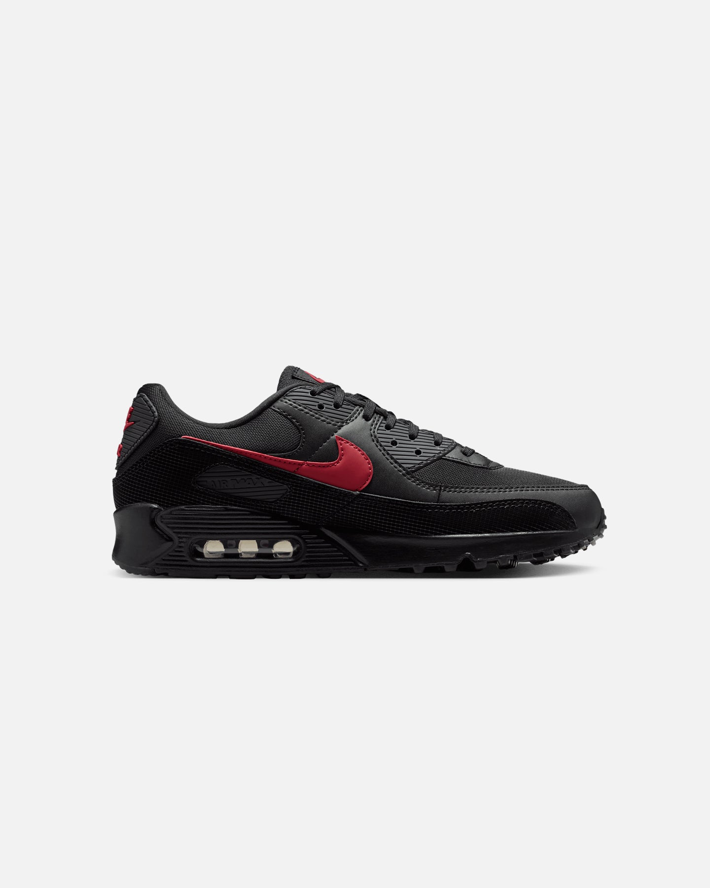 Low-Cut Athletic Shoe - Black/Red