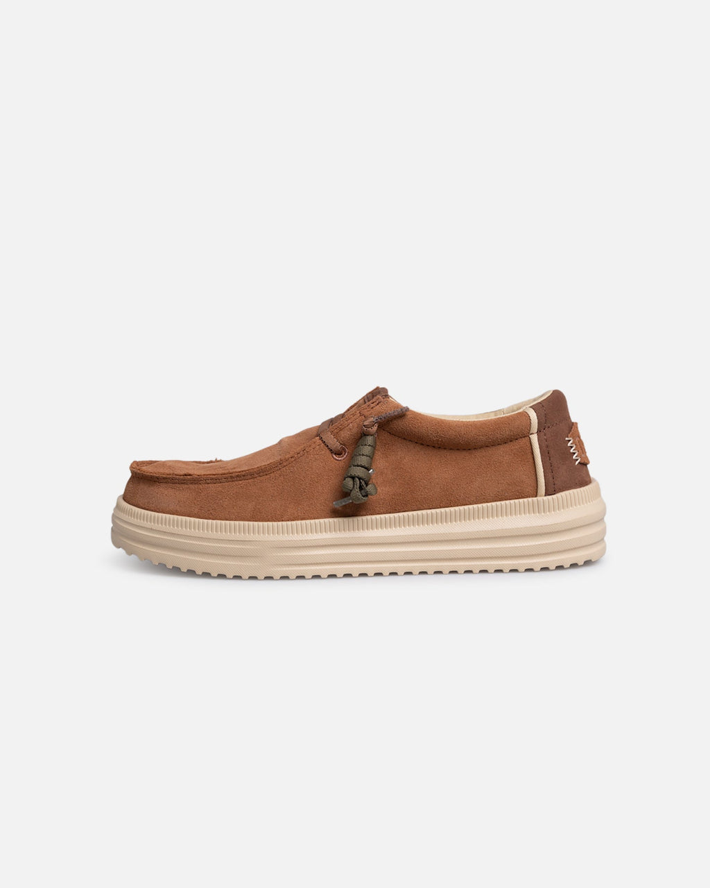 Men's Suede Slip-On Loafers - Brown
