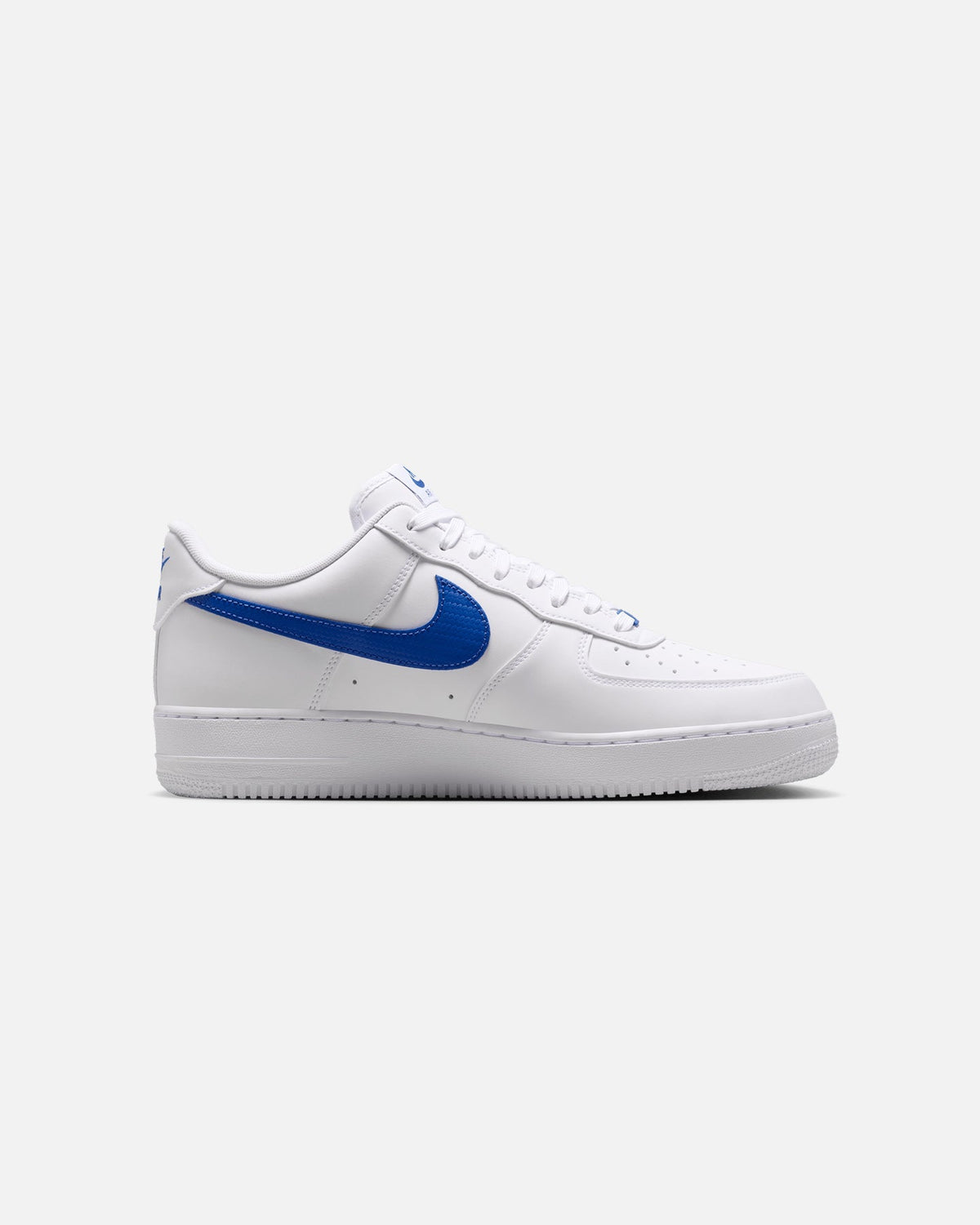 Classic Low-Top Casual Sneakers - White & Royal Blue