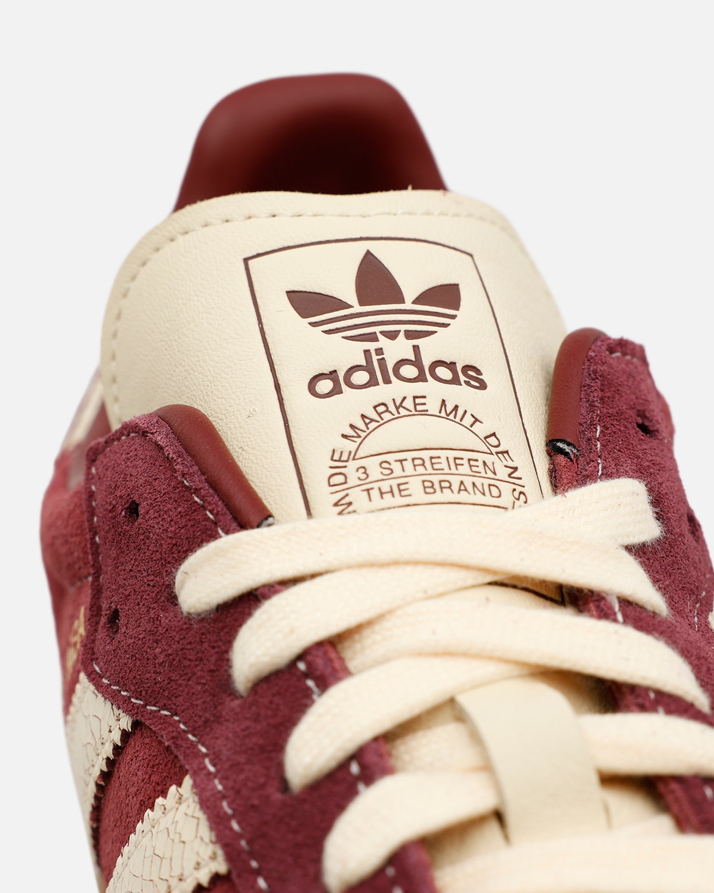 Red Low-Cut Leather Casual Sport Shoes