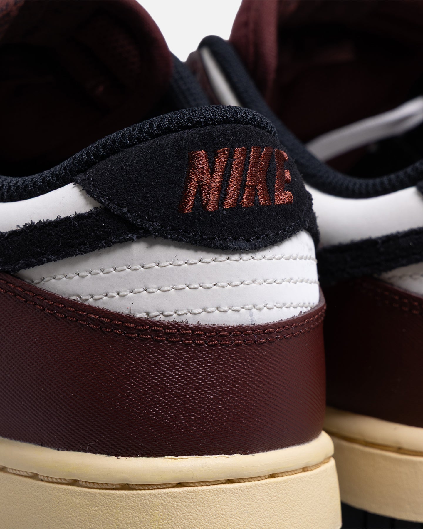 Classic Low-Top Sneakers - Bronze, Black & Ivory