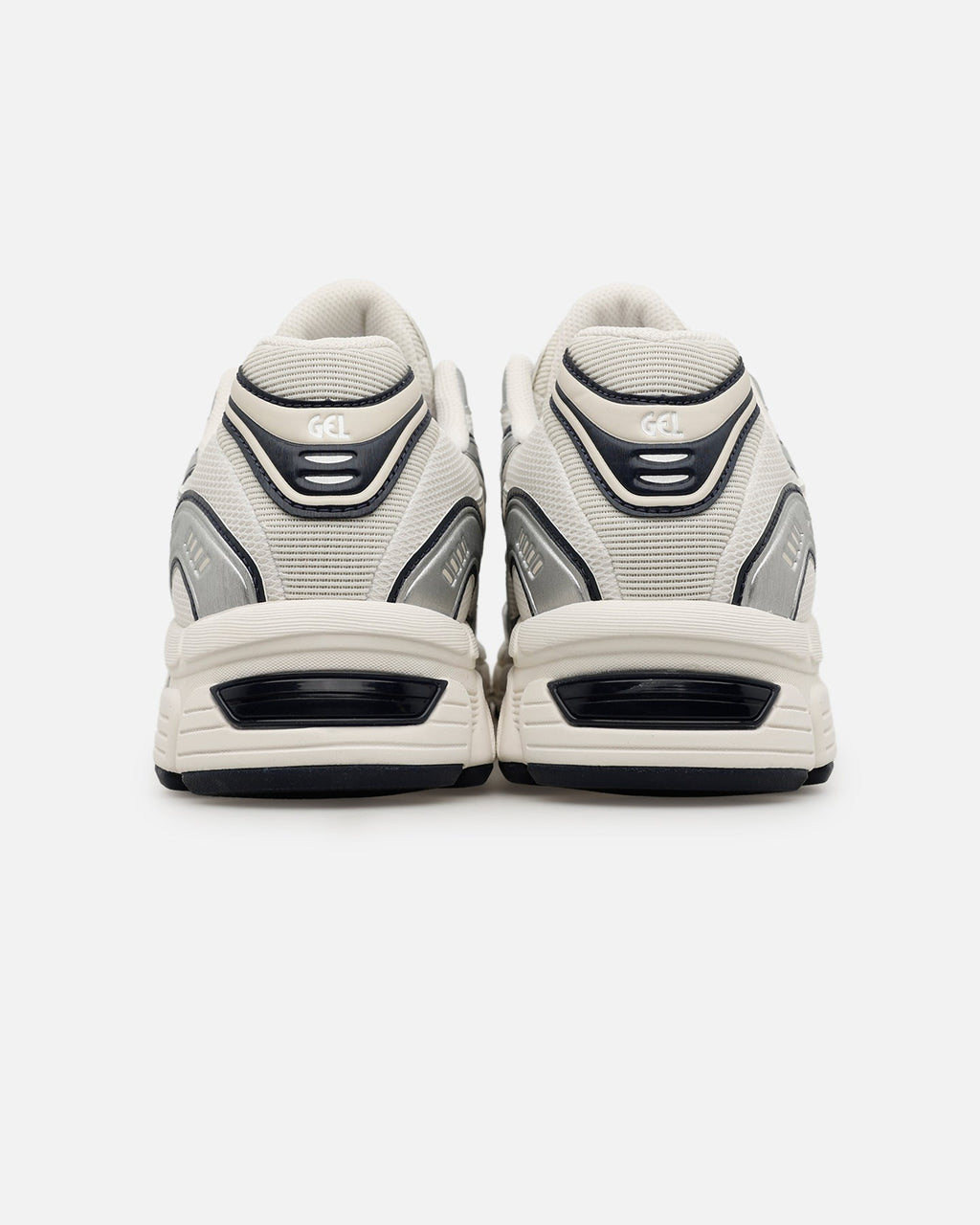 Men's Athletic Lace-Up Sneakers - White/Silver