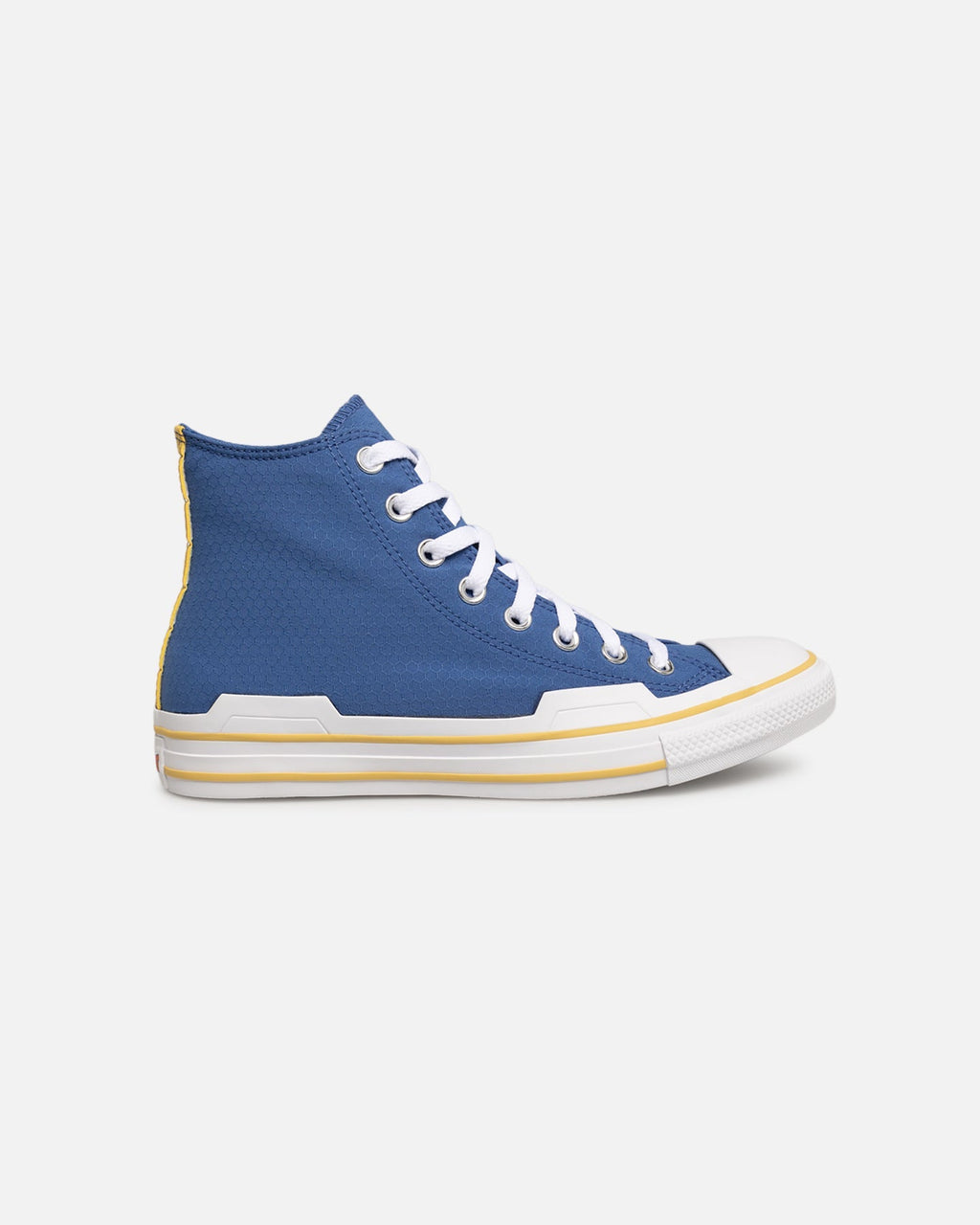 Men's Blue High-Top Canvas Sneakers