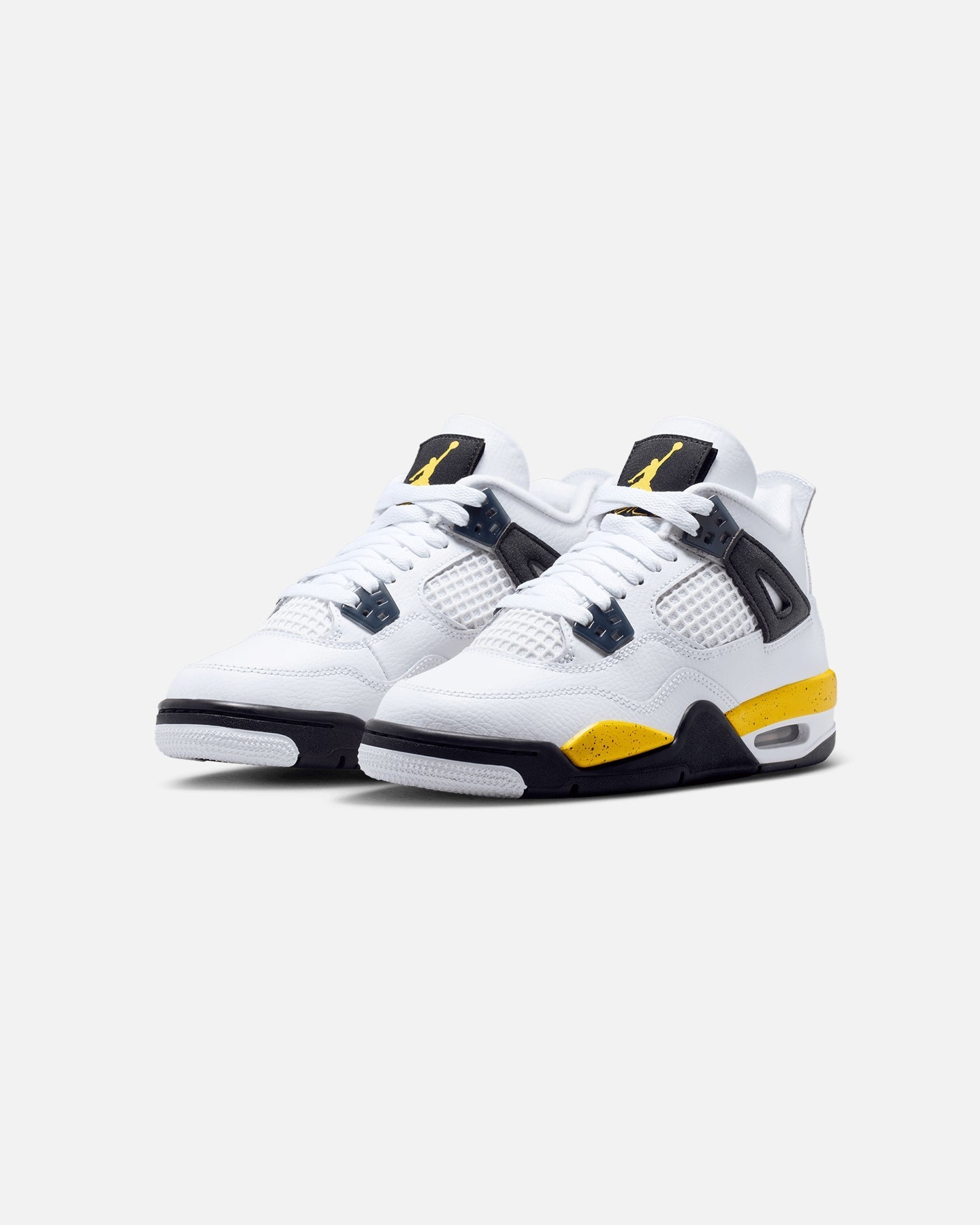 Kids' Mid-Cut Casual Sport Shoe - White & Yellow