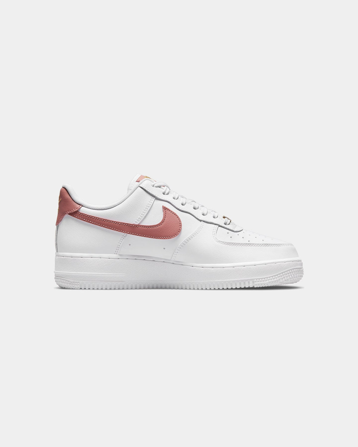 Women's Low-Top Trainers - White/Rust Pink