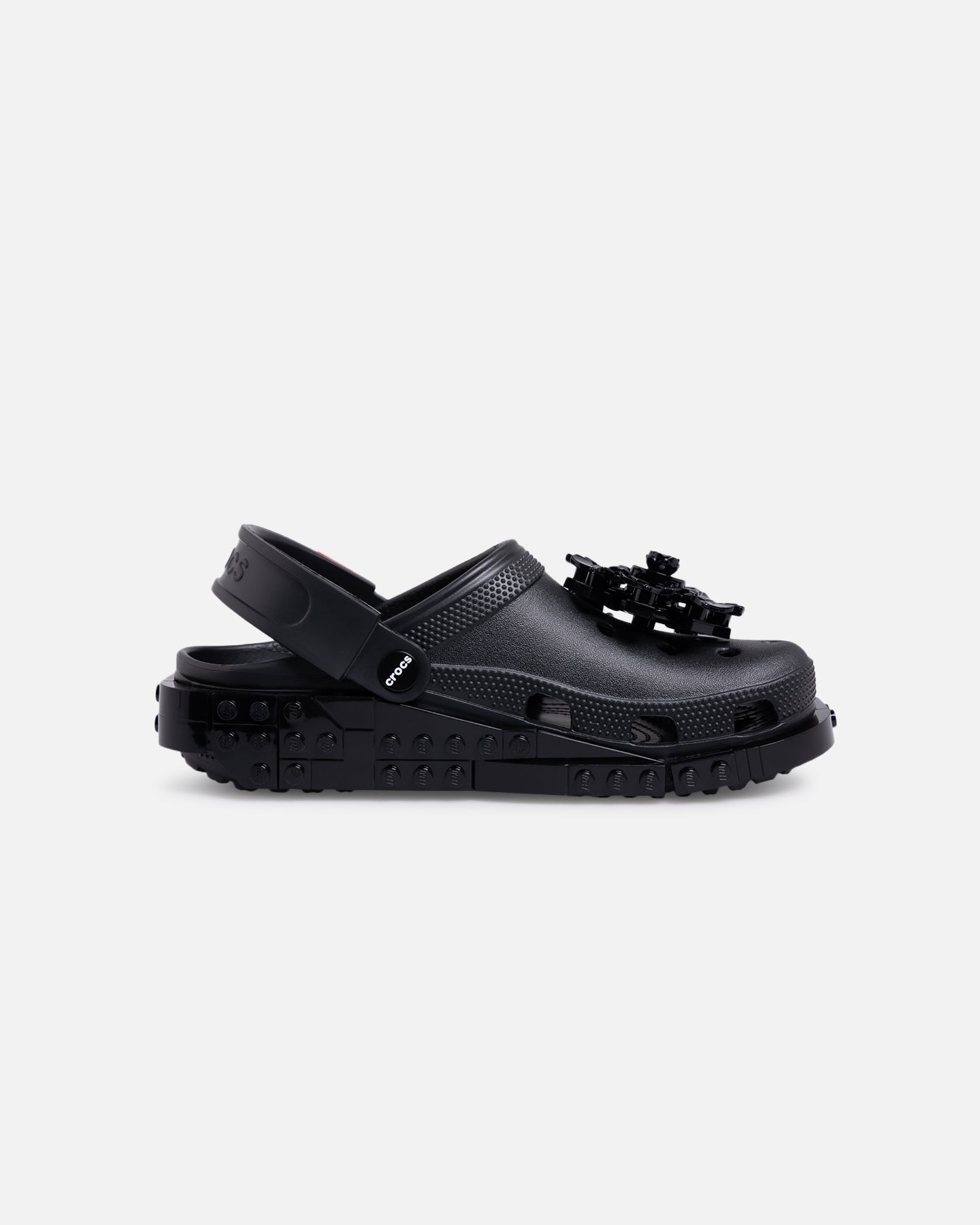 Floral Embellished Slip-On Clog - Multi-Colour